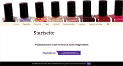 Desktop Screenshot of colorofnails.com